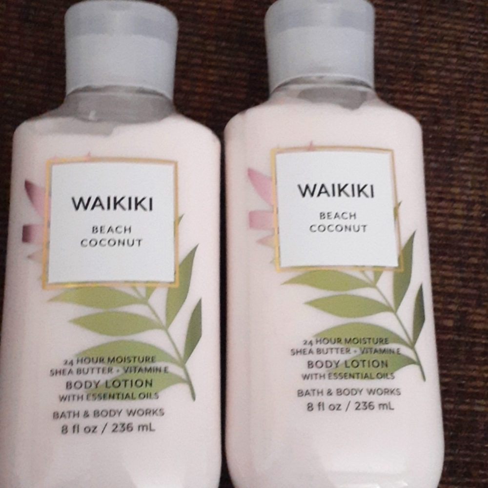 2 Bath and body works Waikiki lotion